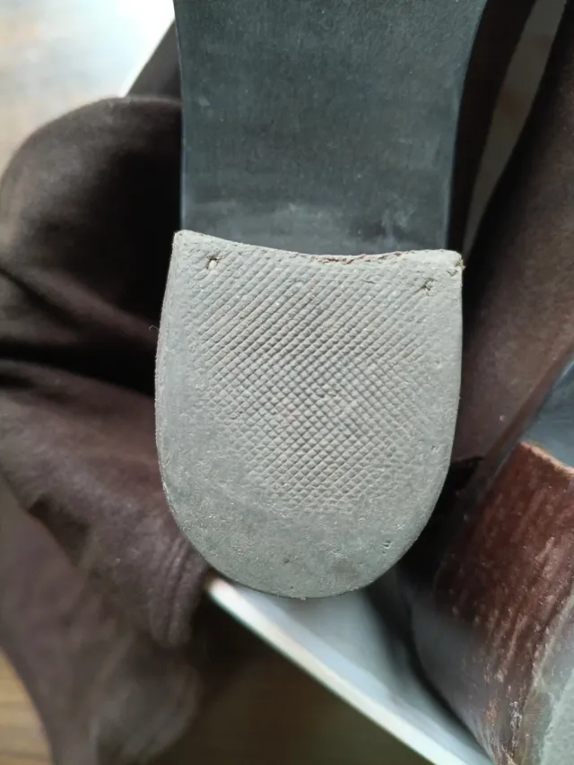 Botas Gamuza Lana Vino Talla 38