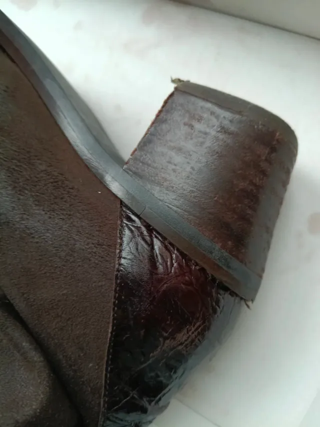 Botas Gamuza Lana Vino Talla 38