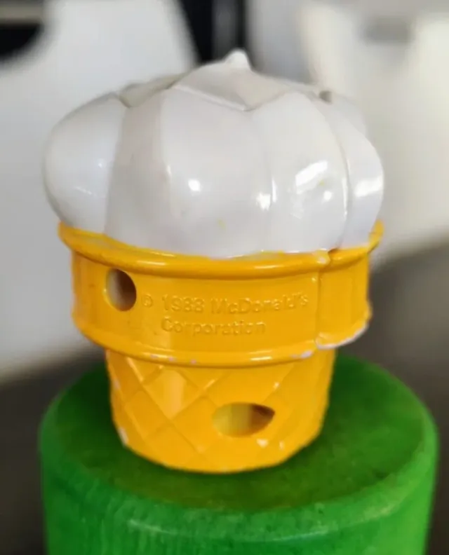 Muñeco McDonald's Cono Helado 1987