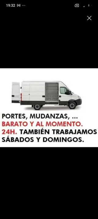 Mudanza portes de todo tipo!!