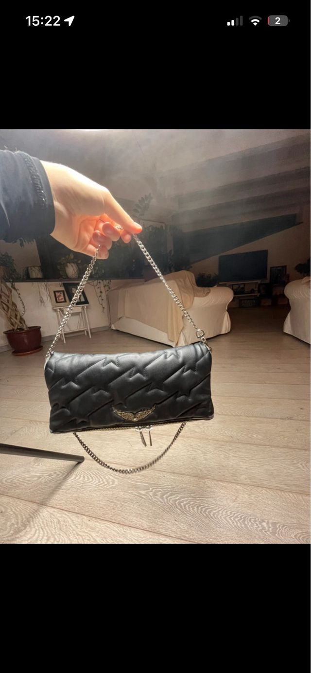 Borsa Zadig & Voltaire nera trapuntata