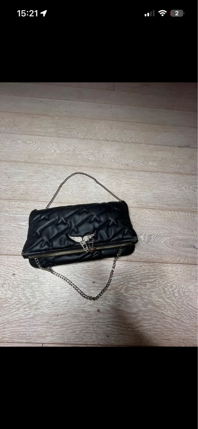 Borsa Zadig & Voltaire nera trapuntata