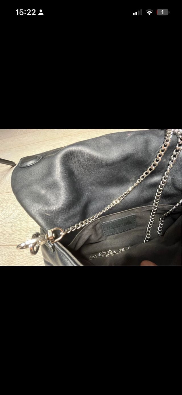 Borsa Zadig & Voltaire nera trapuntata