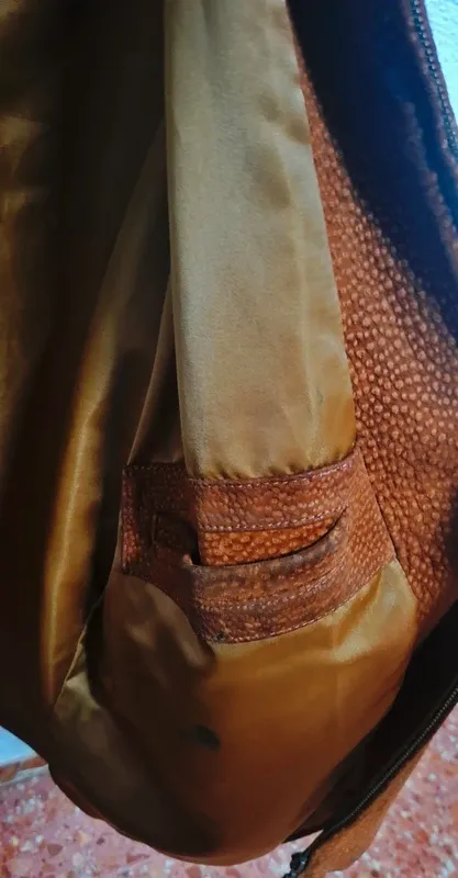 Chaqueta de Piel Curtiembre Argentina Talla XL