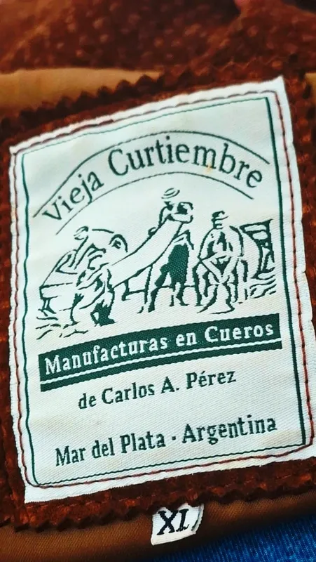 Chaqueta de Piel Curtiembre Argentina Talla XL