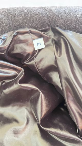 Chaqueta Moncler corta hombre gris marengo/blanco