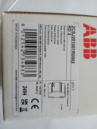 Relè differenziale RD3 ABB