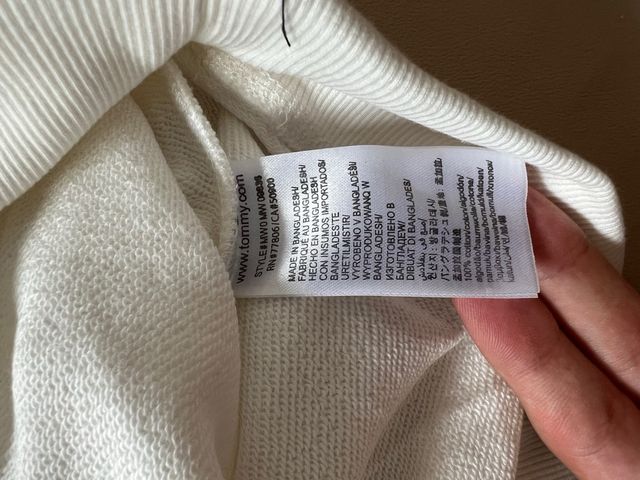 Sudadera Tommy Hilfiger Blanca