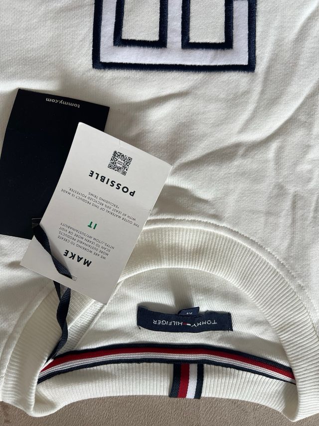 Sudadera Tommy Hilfiger Blanca