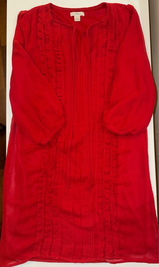 Vestido rojo de Sfera