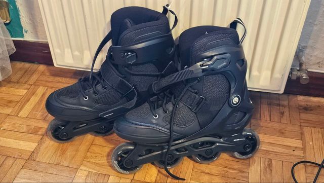 Patines en línea negros talla 43 marca OXELO