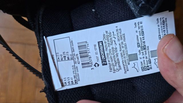 Patines en línea negros talla 43 marca OXELO