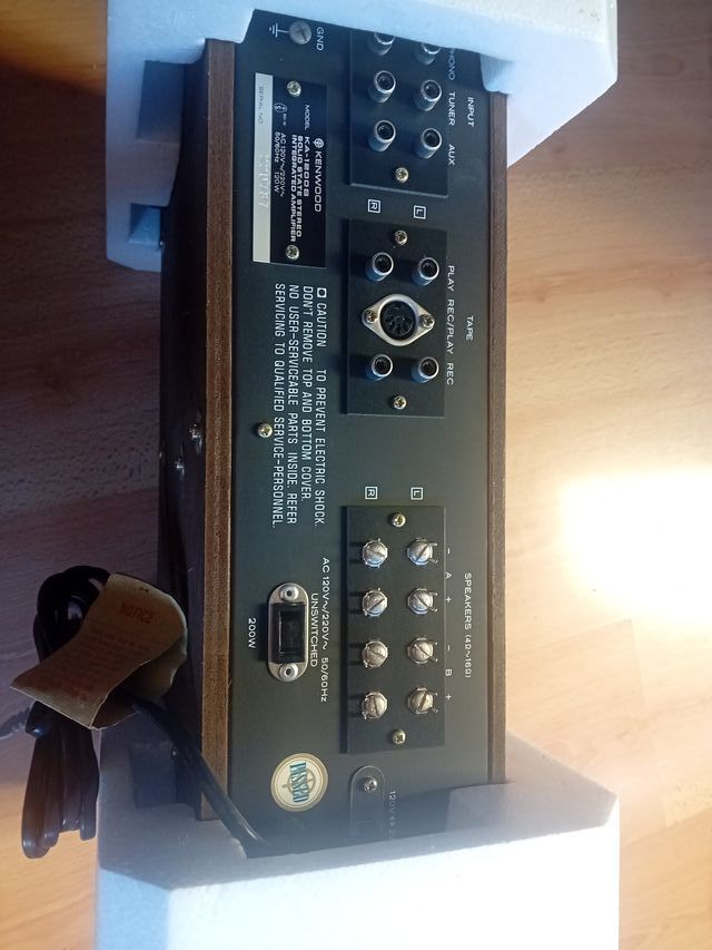 Amplificador Kenwood KA-1200 Negro