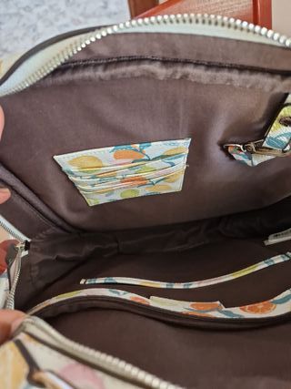 Mochila con estampado de cítricos