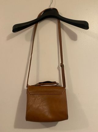 Bolso Cartera Cuero Sintético Marrón