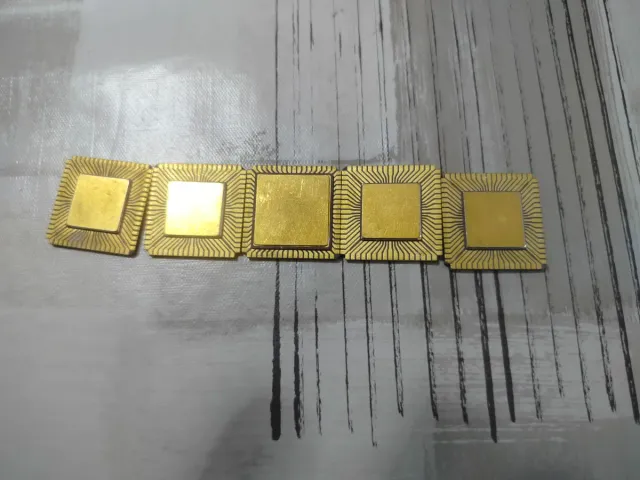 Lote 5 Chips Cerámicos Ferranti Vintage