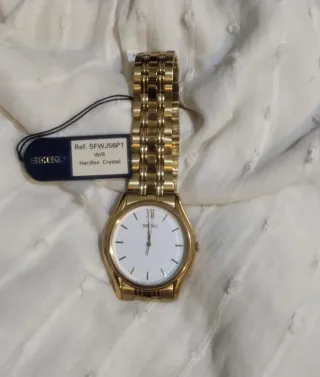 Reloj Seiko Chapado Oro Vintage