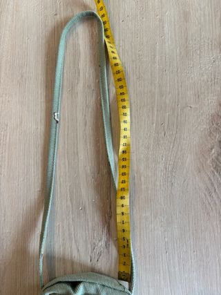 Borsetta bambina verde menta con fiocco a tracolla