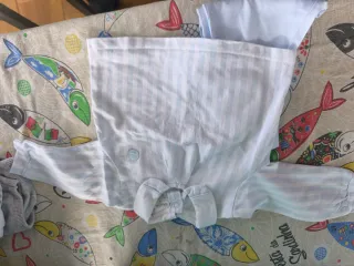 Casaco de malha cinza para bebé