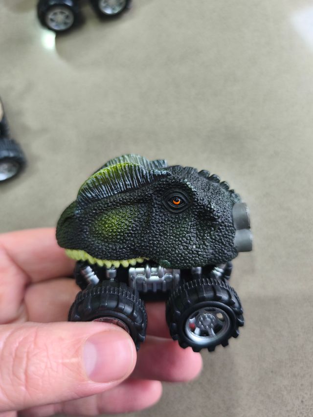 Coches dinosaurio 6 unidades