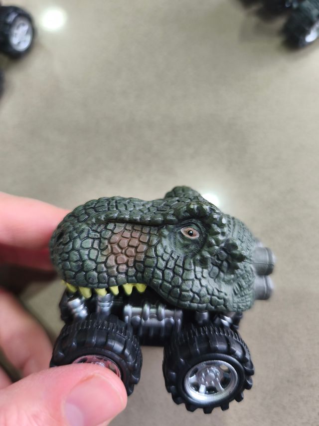 Coches dinosaurio 6 unidades