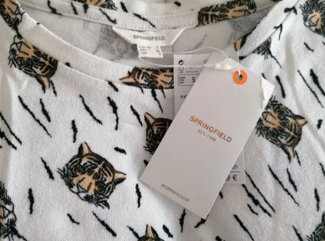 Camiseta Springfield Estampado Tigres