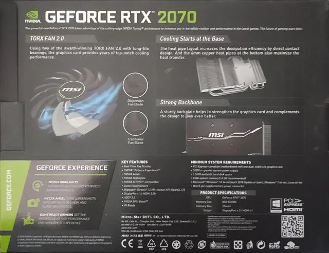 MSI GeForce RTX 2070 Ventus GP