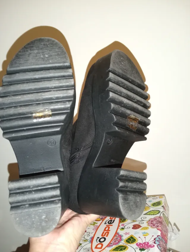 Botas negras de plataforma