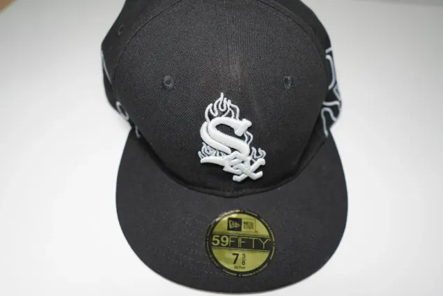 Gorra New Era 59FIFTY White Sox Negra