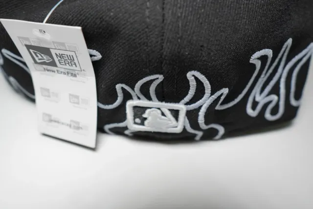 Gorra New Era 59FIFTY White Sox Negra