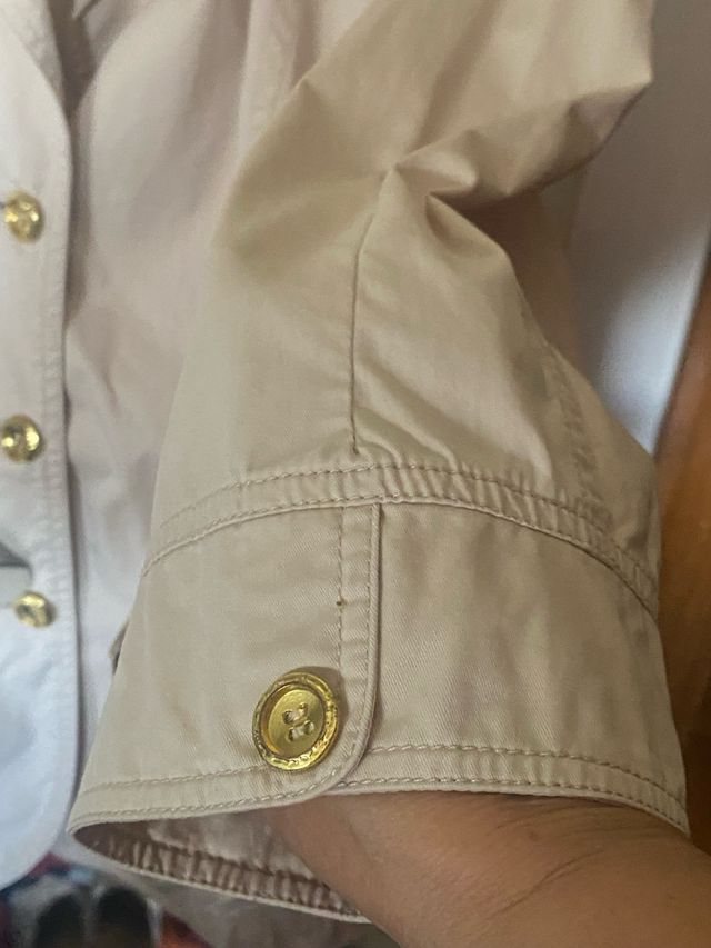 Chaqueta ligera CortaVientos Beige talla 44