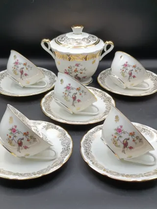 Set café porcelana francesa