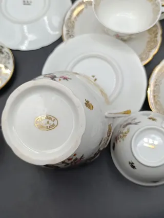 Set café porcelana francesa