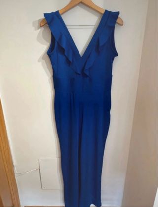 Mono largo tirantes azul