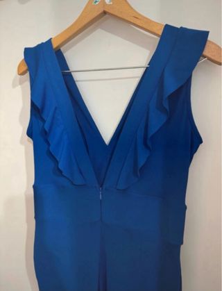 Mono largo tirantes azul