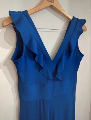 Mono largo tirantes azul