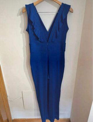 Mono largo tirantes azul