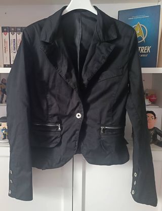 Blazer Risskio Nero Rock-Chic Tg L