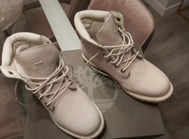 Botas Timberland Mujer Beige/Blanco