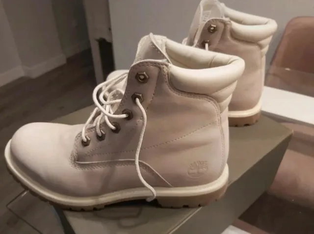 Botas Timberland Mujer Beige/Blanco