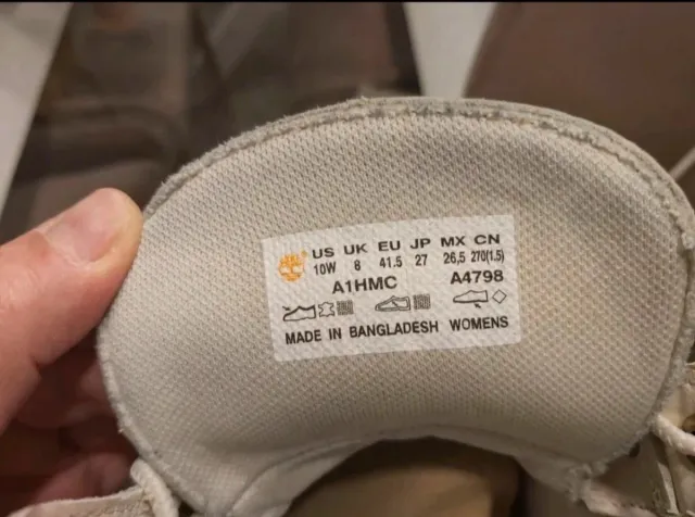 Botas Timberland Mujer Beige/Blanco