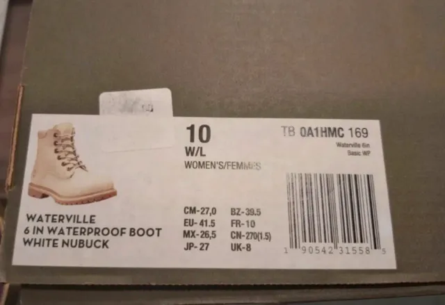 Botas Timberland Mujer Beige/Blanco