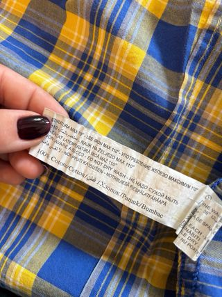 Camicia Piazza Italia a quadri, da donna, taglia S