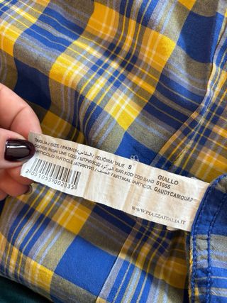 Camicia Piazza Italia a quadri, da donna, taglia S