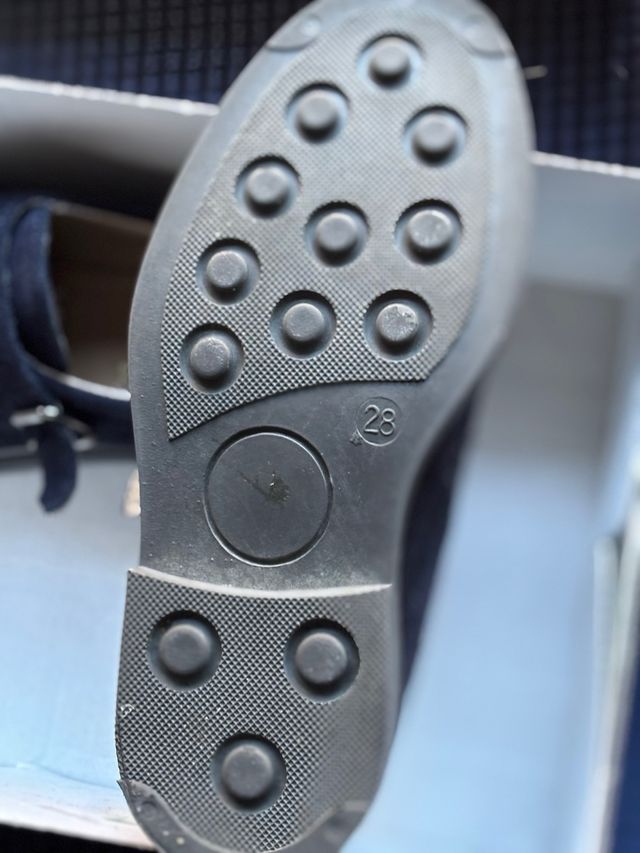 Zapato niño marino T.28