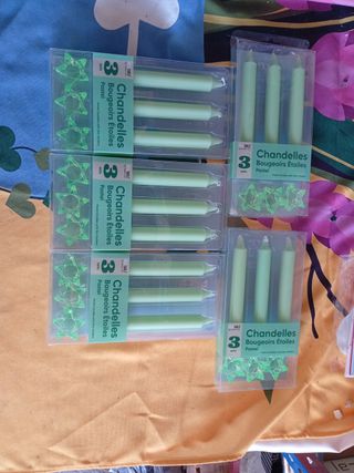 3 candele portacandele con portacandele a forma di stella, confezione da 5 pezzi