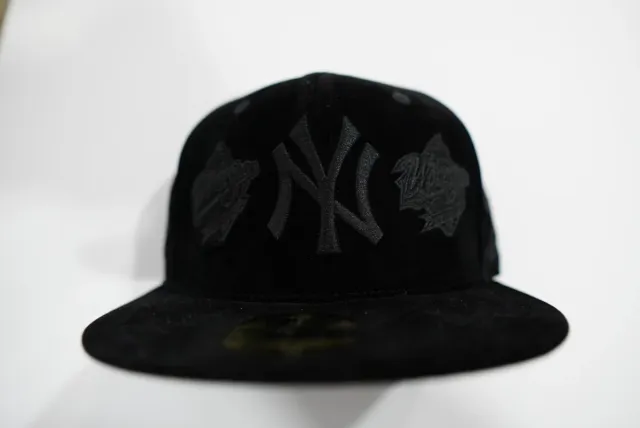 Gorra New York Yankees Terciopelo Negra