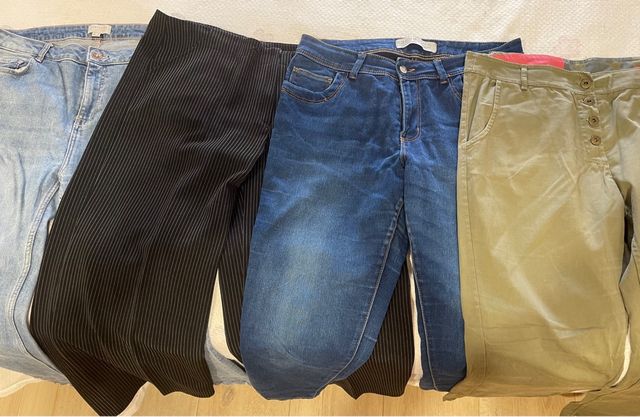 Lote 4 pantalones mujer talla 44