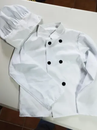Disfraz Chef cocinero Infantil Blanco