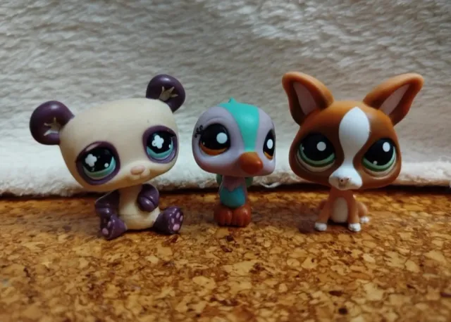 Lote Littlest Pet Shop #822, #1381 y #1568
